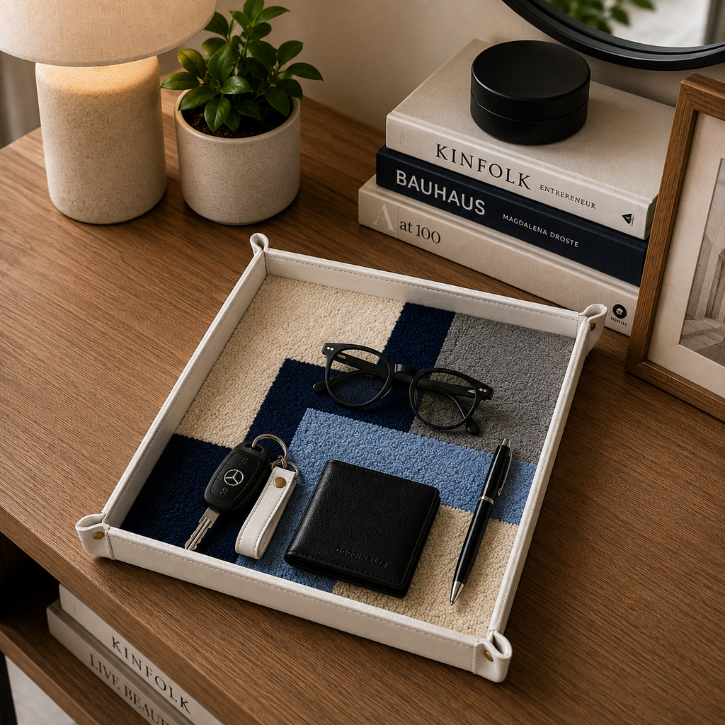 Rugzy Wool Tray — Ice