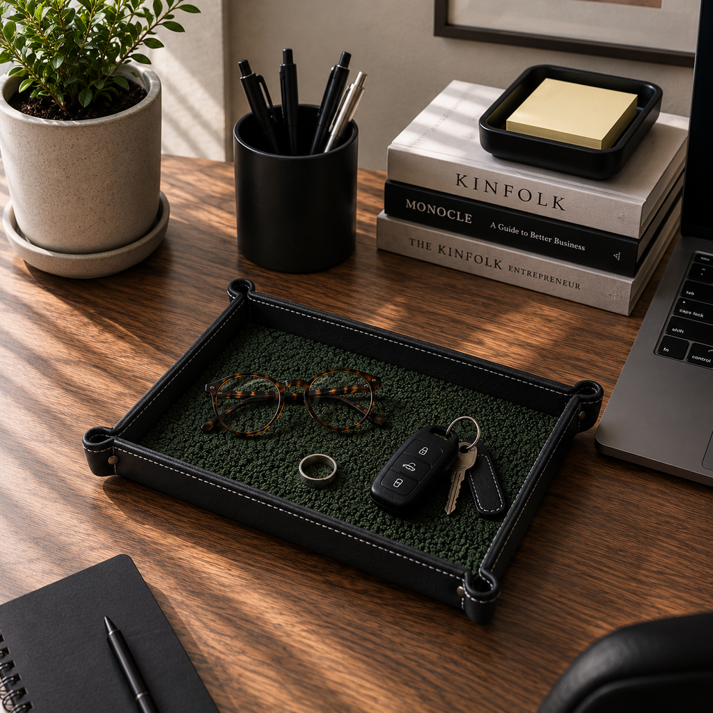Rugzy Wool Tray — Forest
