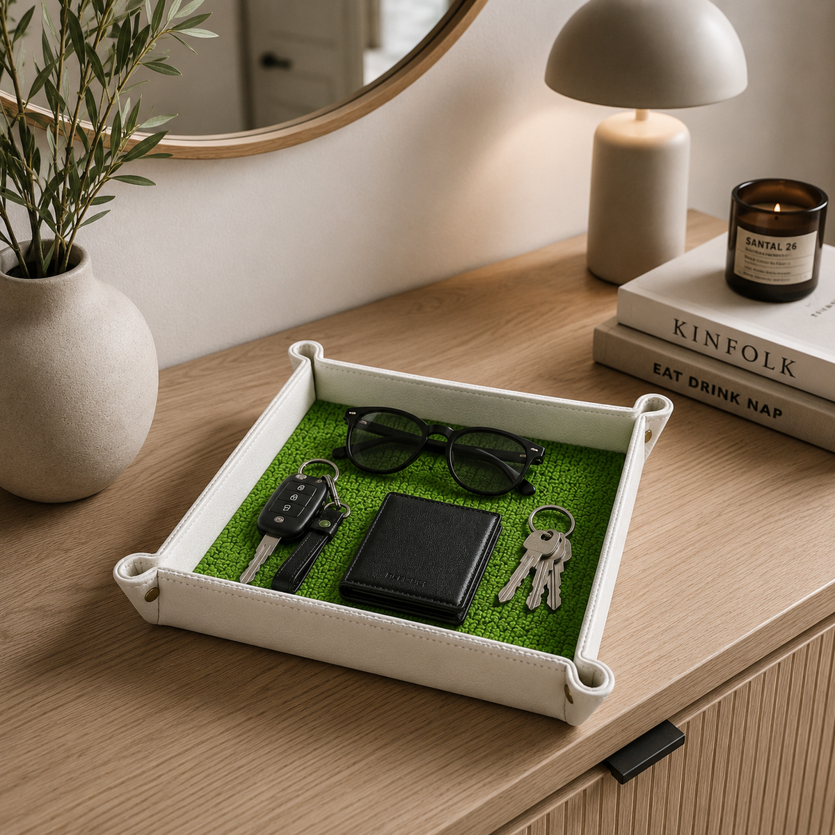 Rugzy Wool Tray — Nina