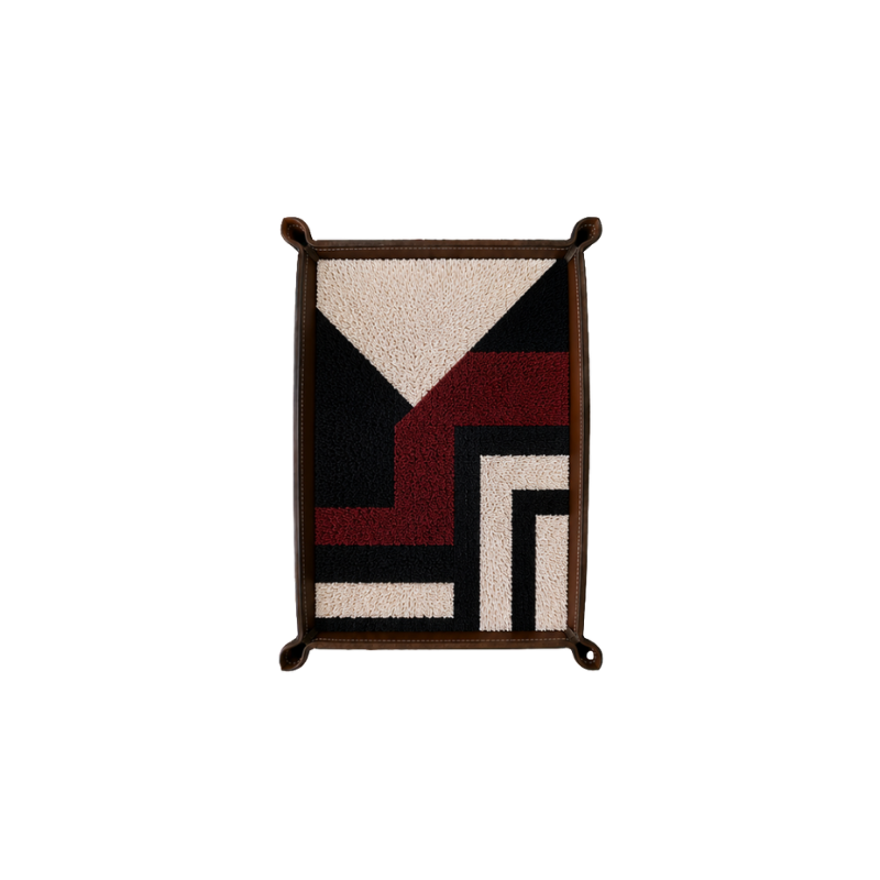 Rugzy Wool Tray — Red tribe