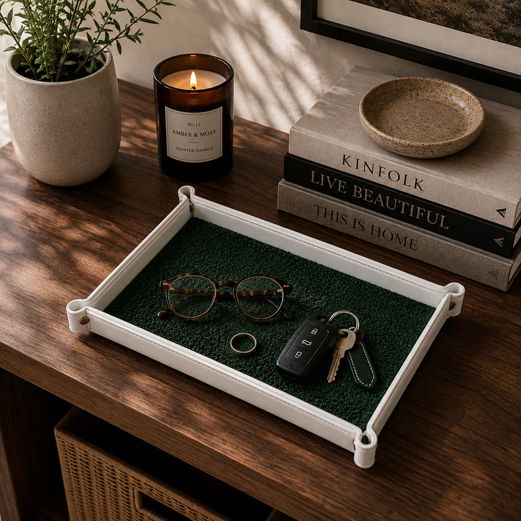 Rugzy Wool Tray — Grid
