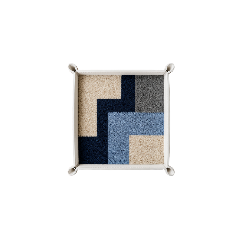 Rugzy Wool Tray — Ice