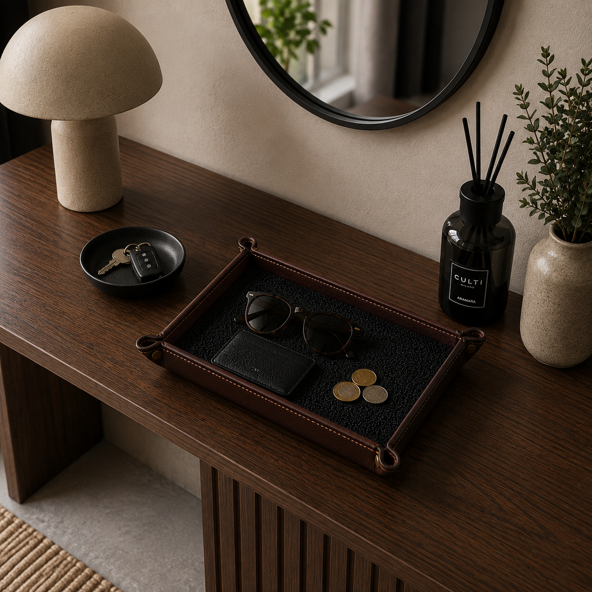Rugzy Wool Tray — Drift — svuotatasche in cuoio Rugzy (immagine 3)