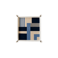 Rugzy Wool Tray — Blue lines