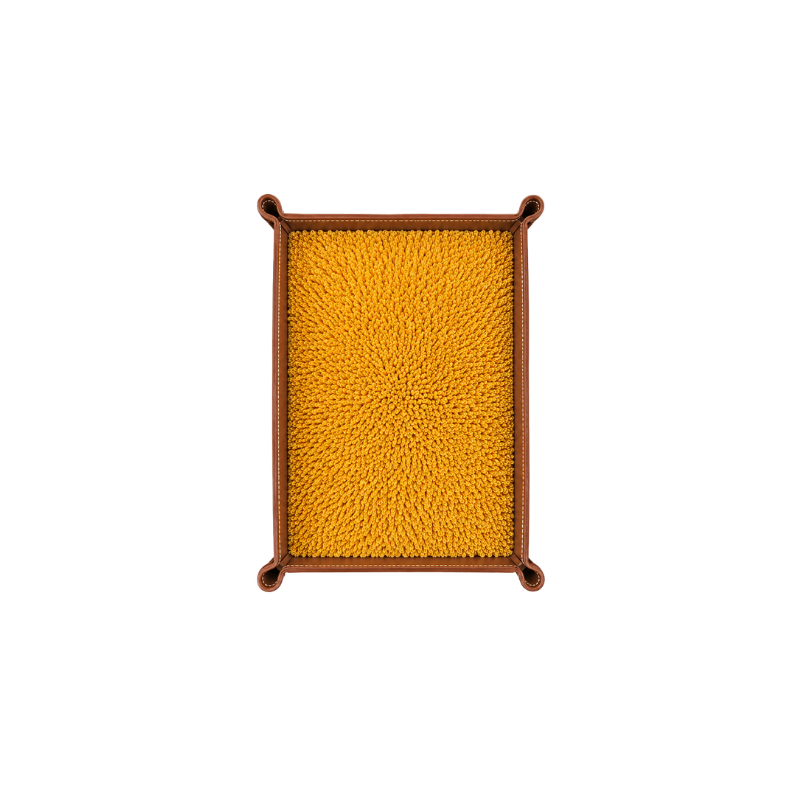 Rugzy Wool Tray — Senape