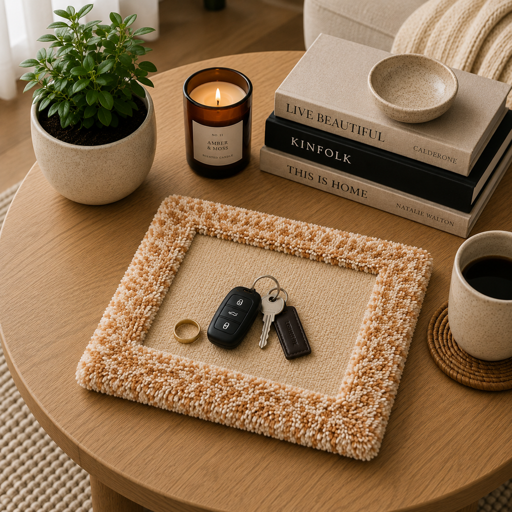 Rugzy Wool Tray — Lino — svuotatasche in lana Rugzy (immagine 2)