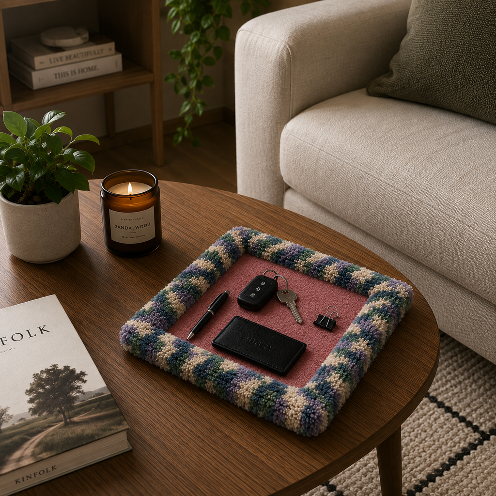 Rugzy Wool Tray — Cacao — svuotatasche in lana Rugzy (immagine 2)
