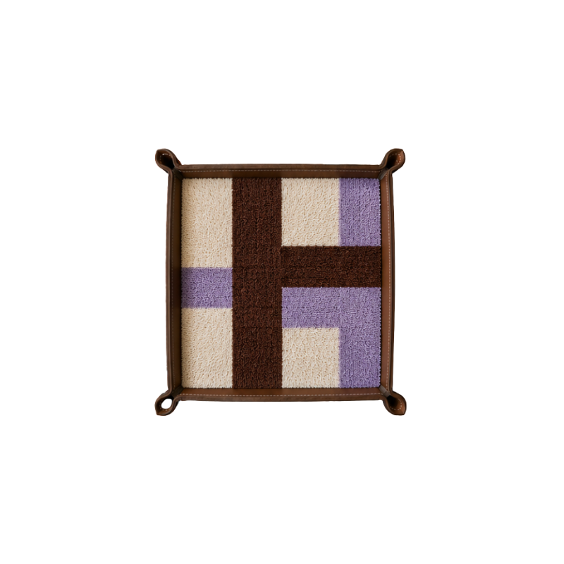 Rugzy Wool Tray — Brown gum