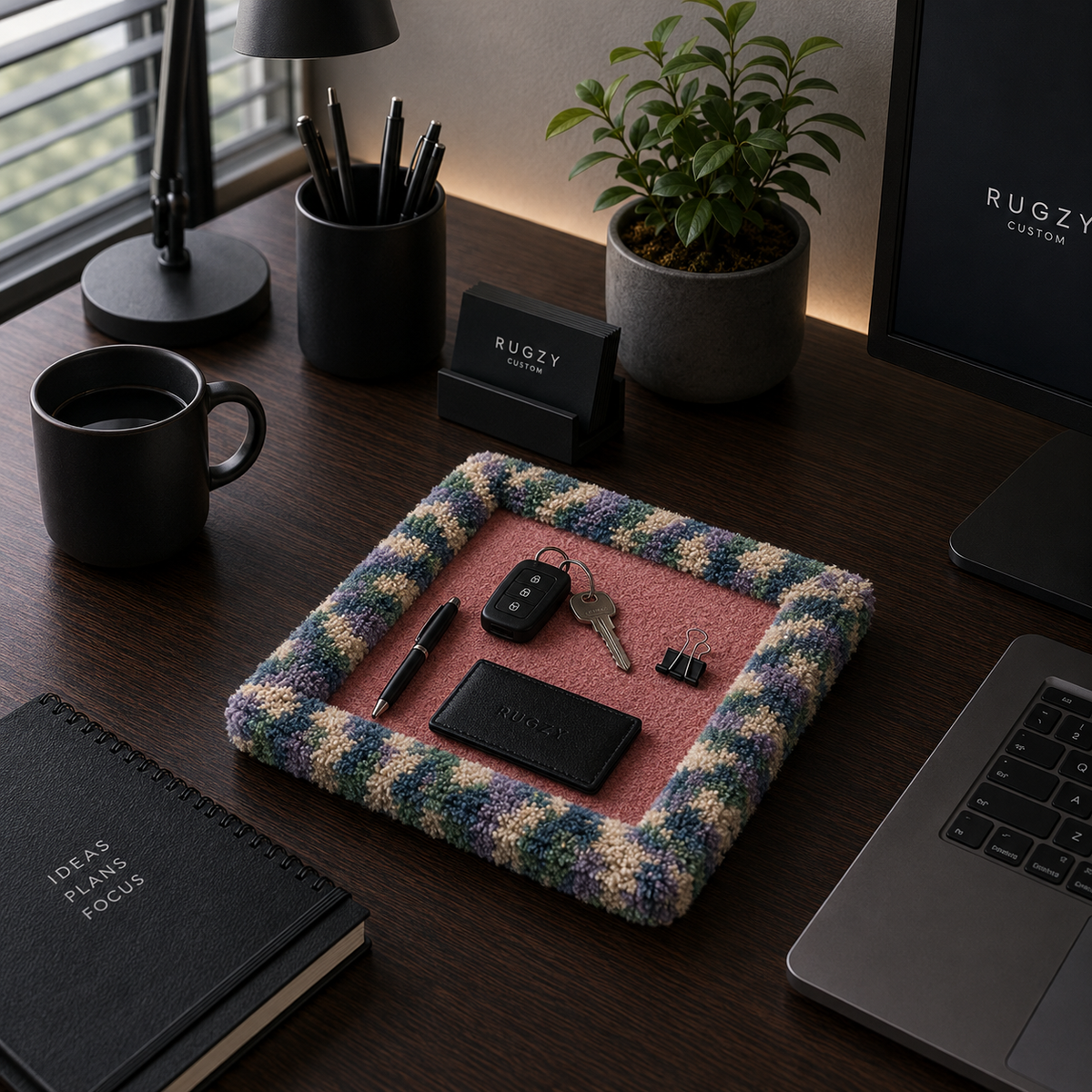 Rugzy Wool Tray — Cacao — svuotatasche in lana Rugzy (immagine 3)
