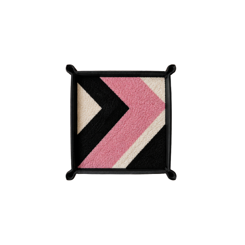 Rugzy Wool Tray — Pink tribe