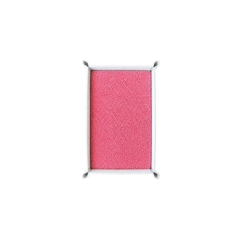 Rugzy Wool Tray — Pinky