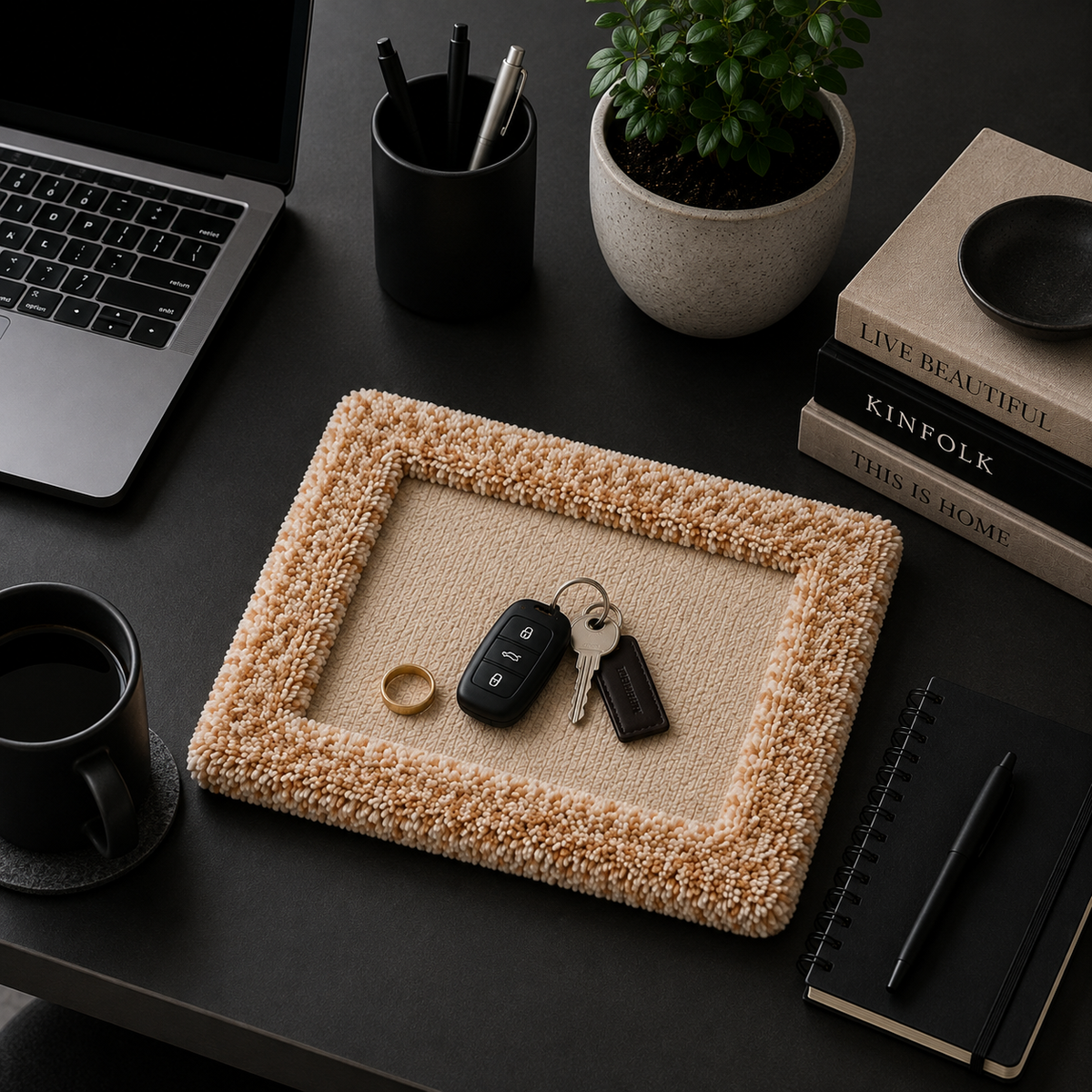 Rugzy Wool Tray — Lino — svuotatasche in lana Rugzy (immagine 3)