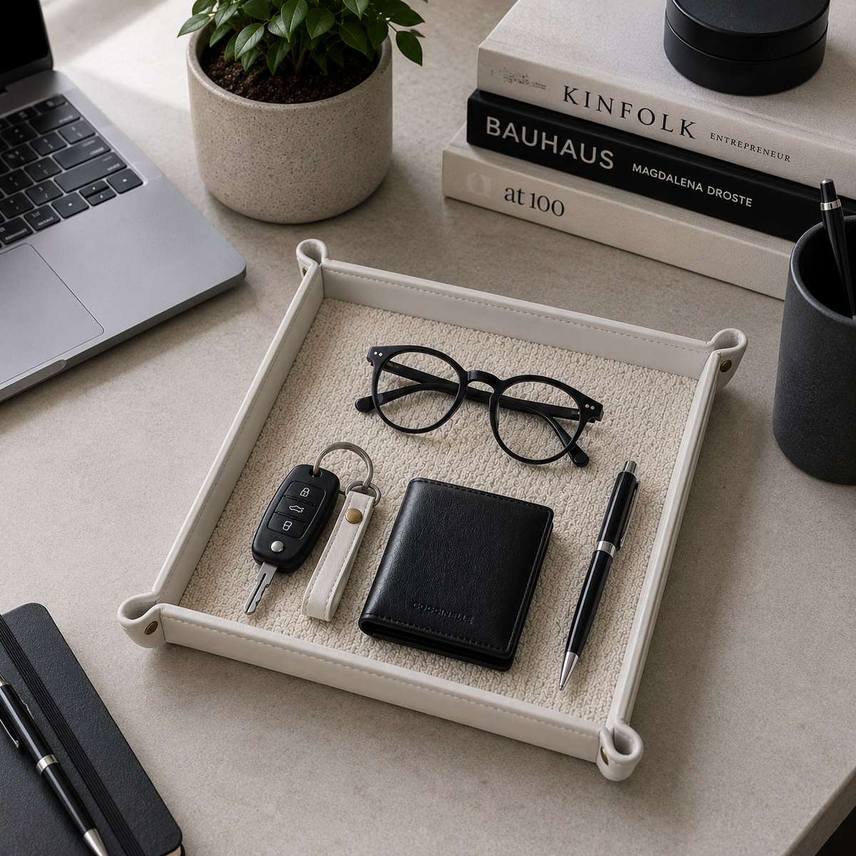 Rugzy Wool Tray — Snow