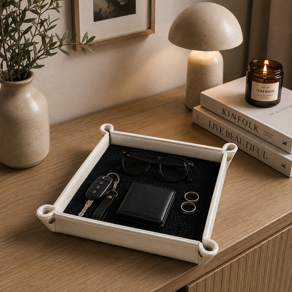 Rugzy Wool Tray — Lunar