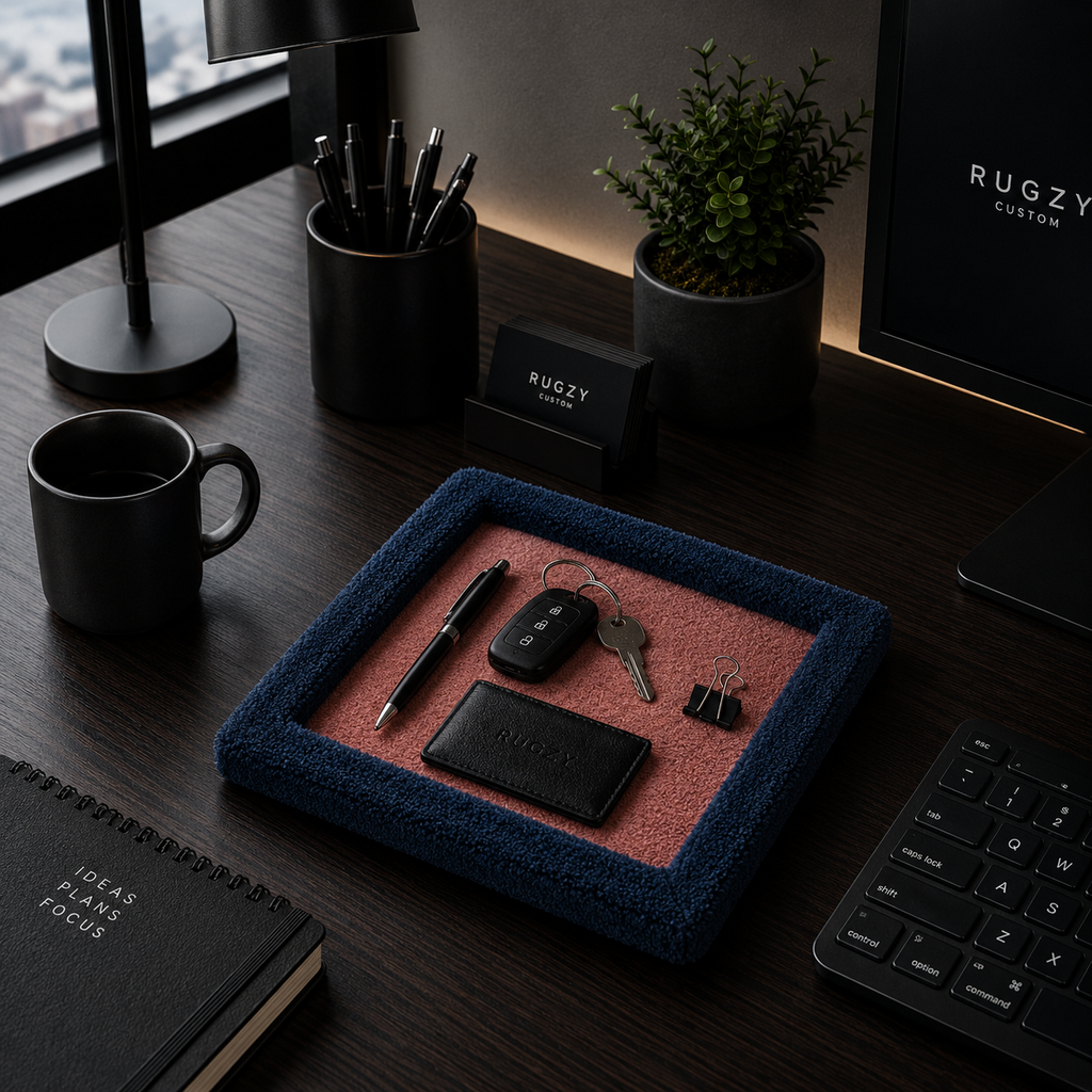Rugzy Wool Tray — Castagna — svuotatasche in lana Rugzy (immagine 3)