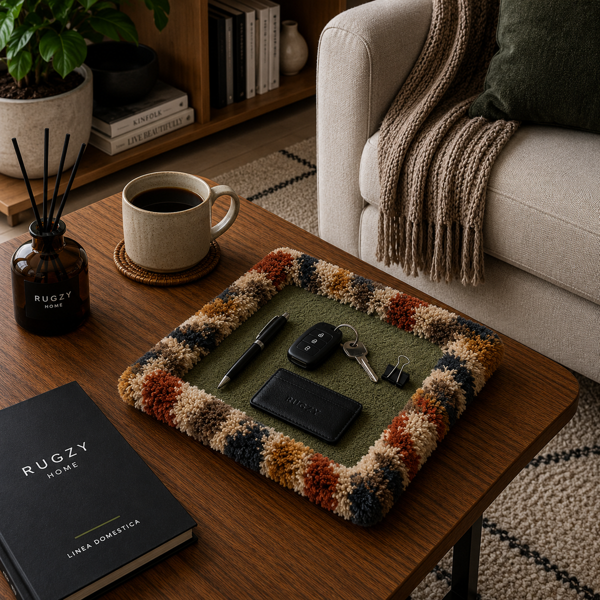Rugzy Wool Tray — Prugna — svuotatasche in lana Rugzy (immagine 3)