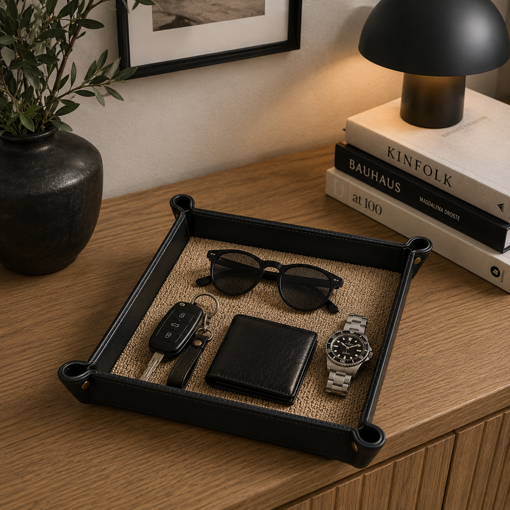 Rugzy Wool Tray — Tobacco