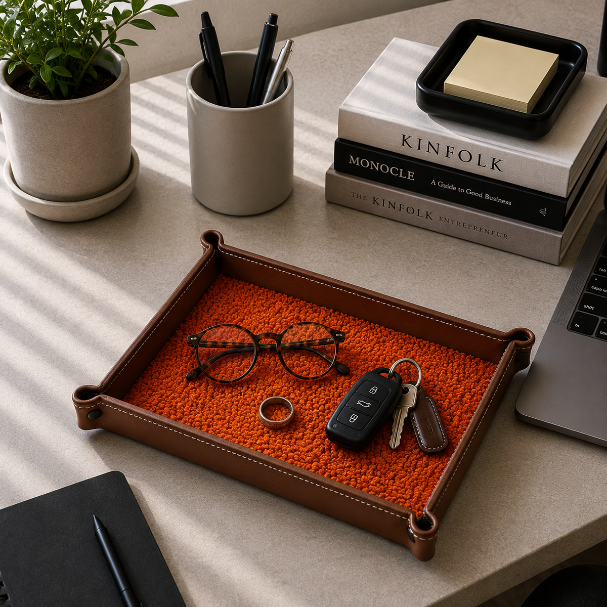 Rugzy Wool Tray — Spicy