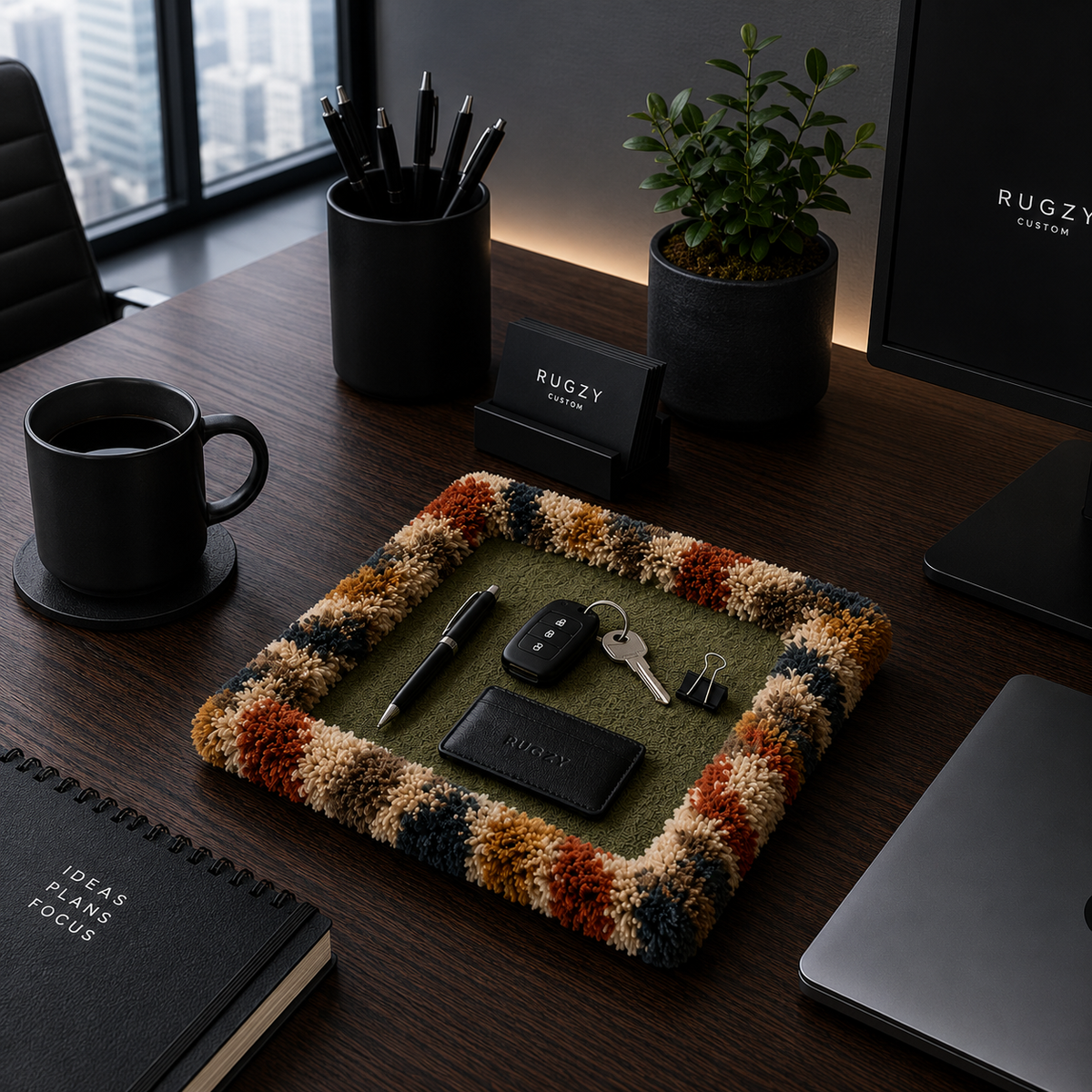 Rugzy Wool Tray — Prugna — svuotatasche in lana Rugzy (immagine 2)