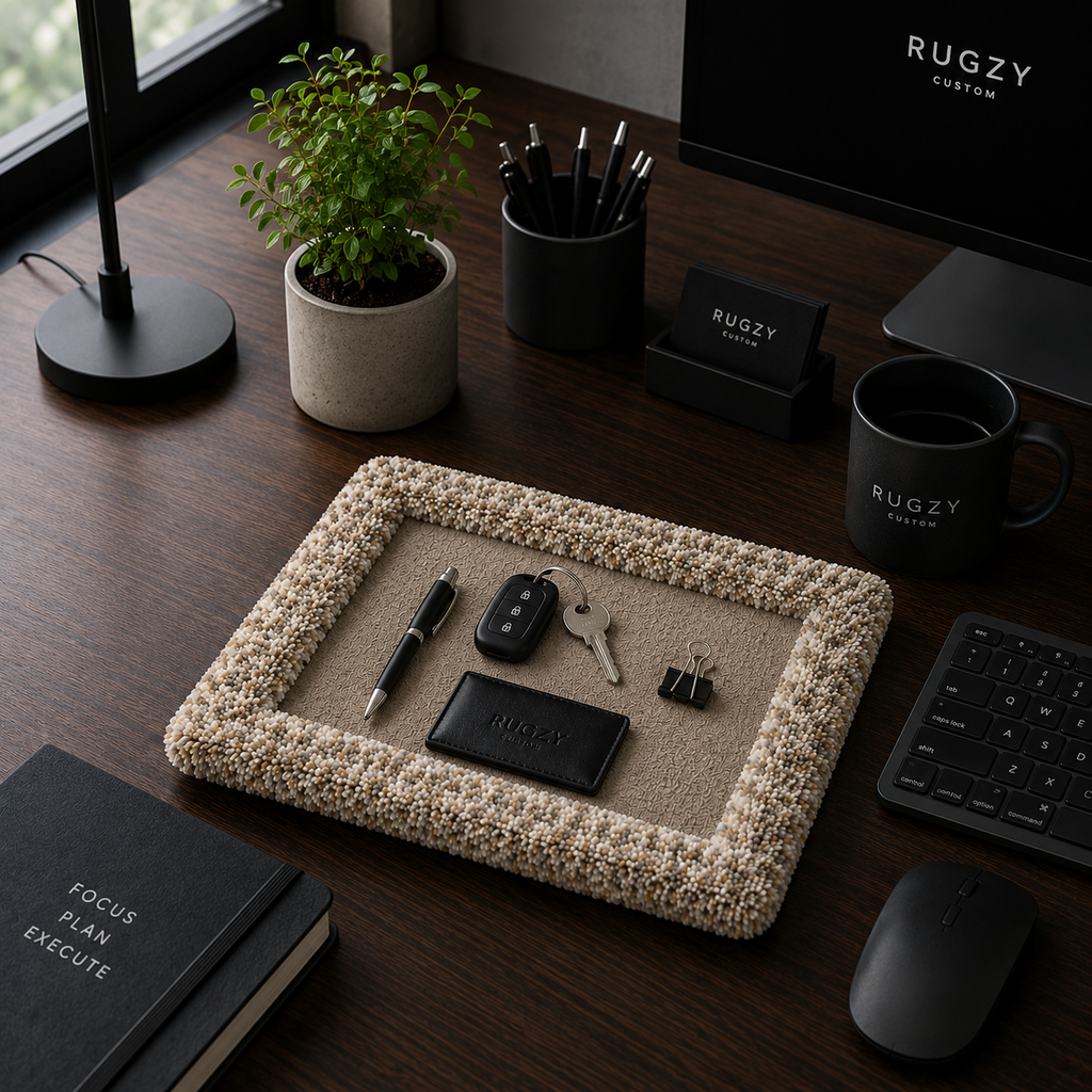 Rugzy Wool Tray — Sabbia — svuotatasche in lana Rugzy (immagine 2)