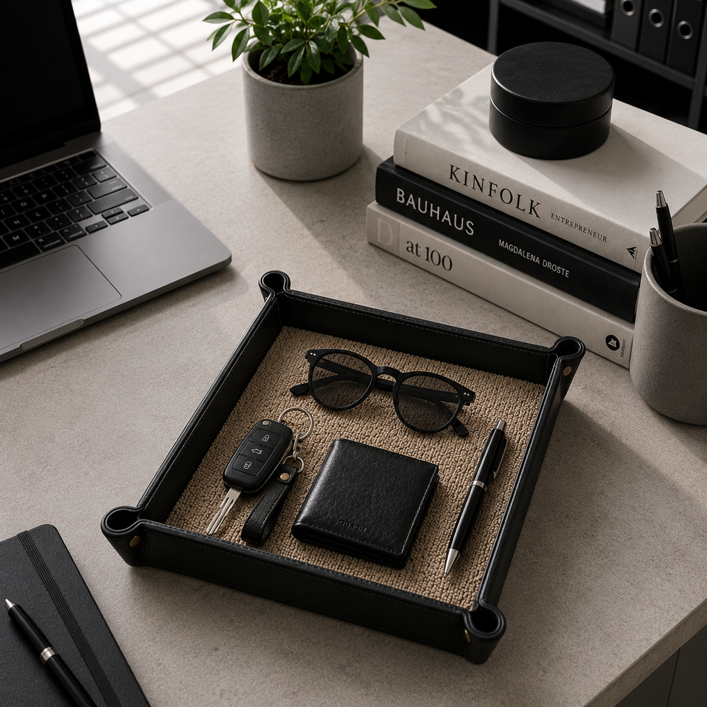 Rugzy Wool Tray — Tobacco
