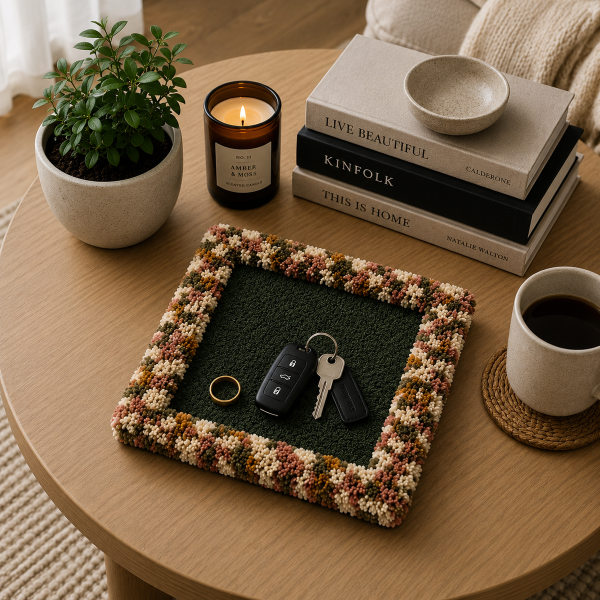Rugzy Wool Tray — Nebbia — svuotatasche in lana Rugzy (immagine 2)