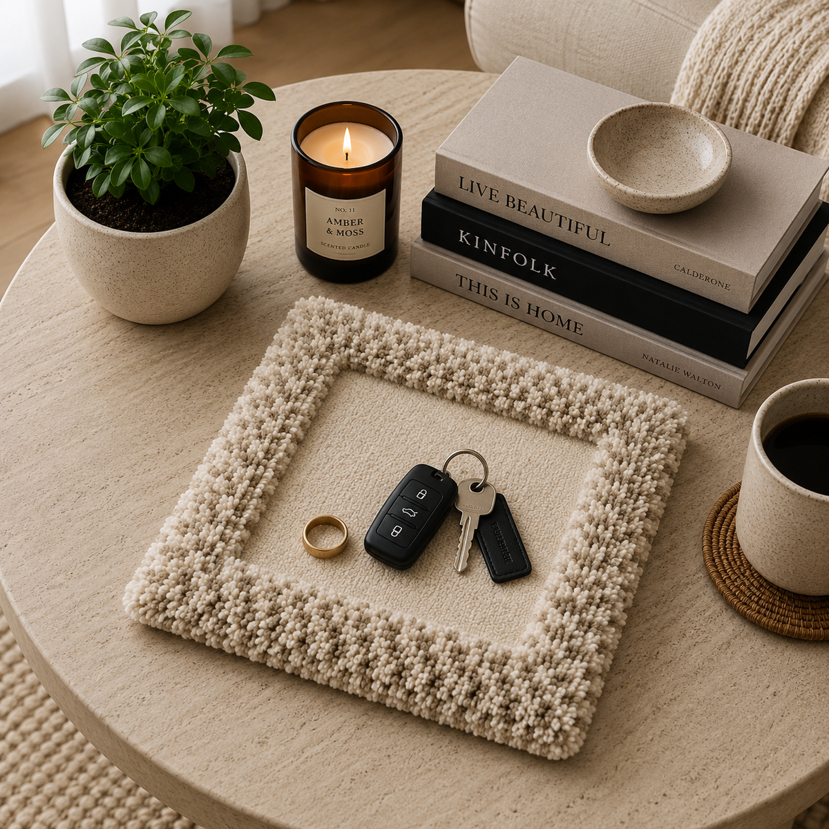 Rugzy Wool Tray — Germoglio — svuotatasche in lana Rugzy (immagine 3)