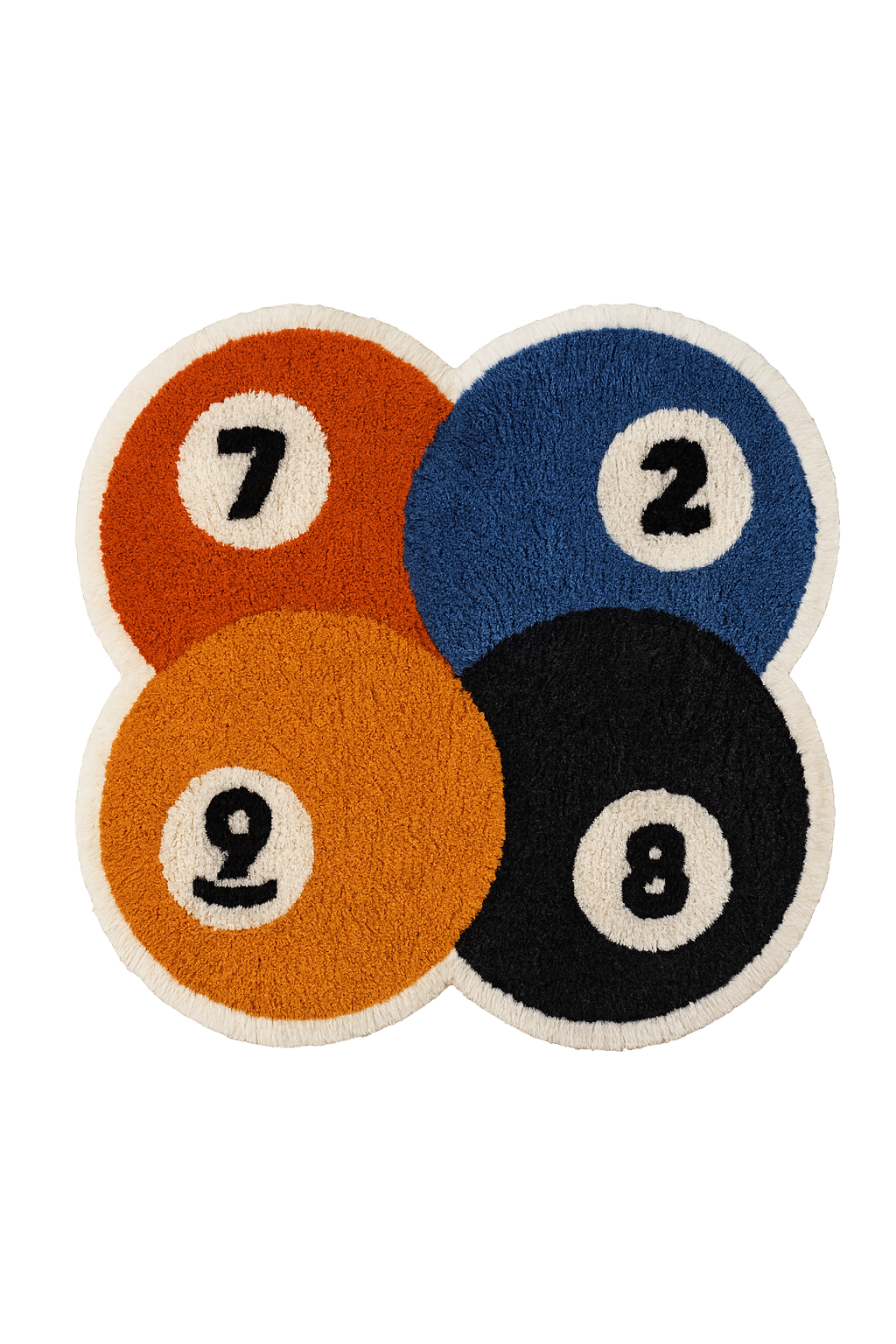 Eight ball rug
