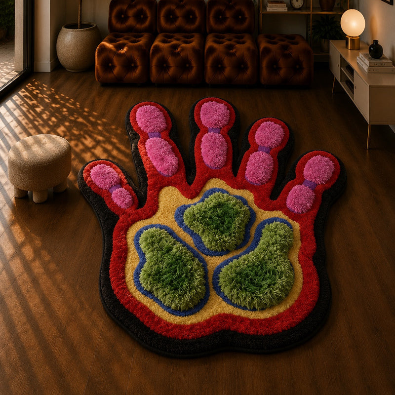 HAIRY HAND — tappeto tufting fatto a mano Rugzy (immagine 2)