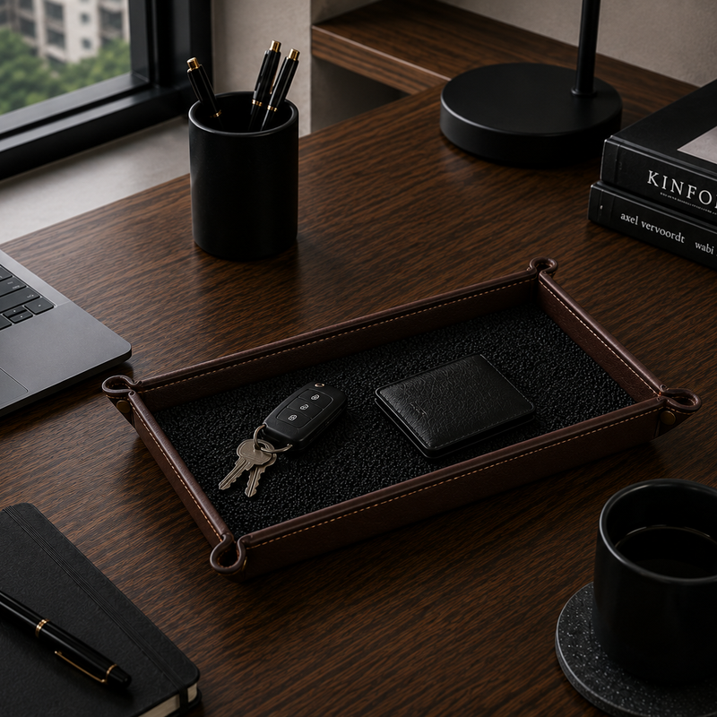 Rugzy Wool Tray — Drift — svuotatasche in cuoio Rugzy (immagine 2)